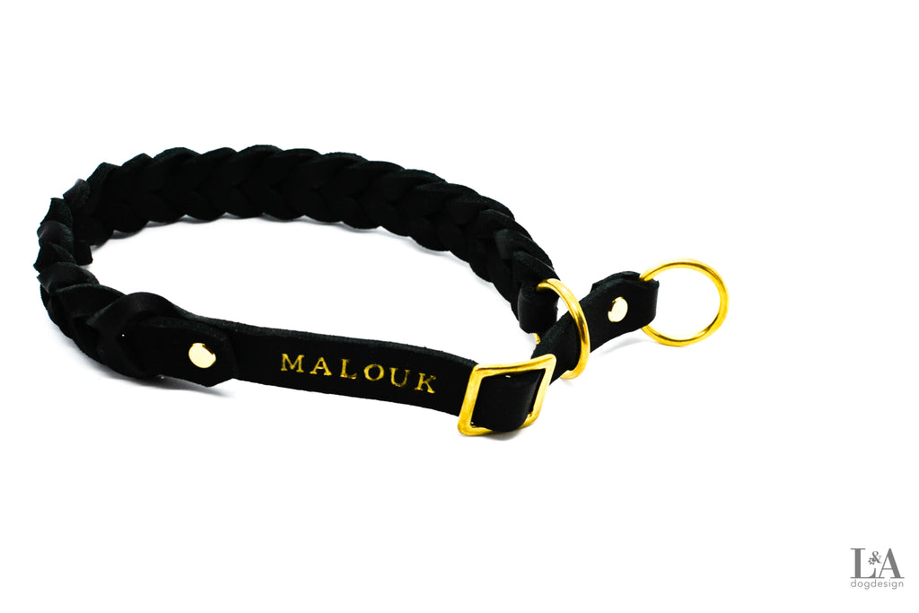 Halsband "Leather"