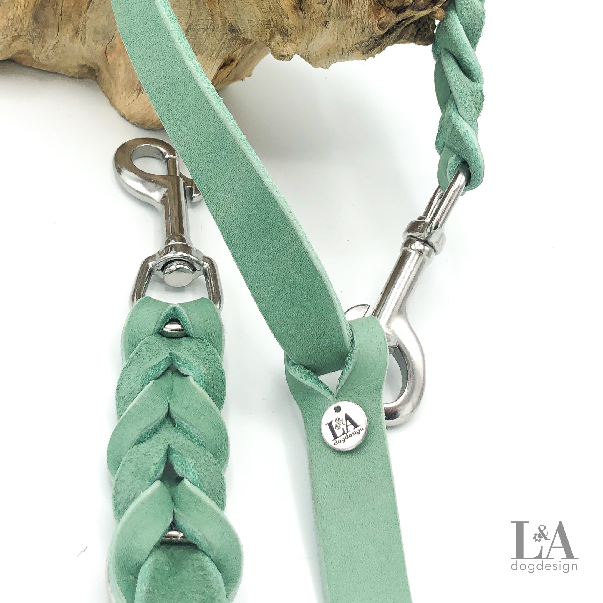 Leash "Leather in Pastel"