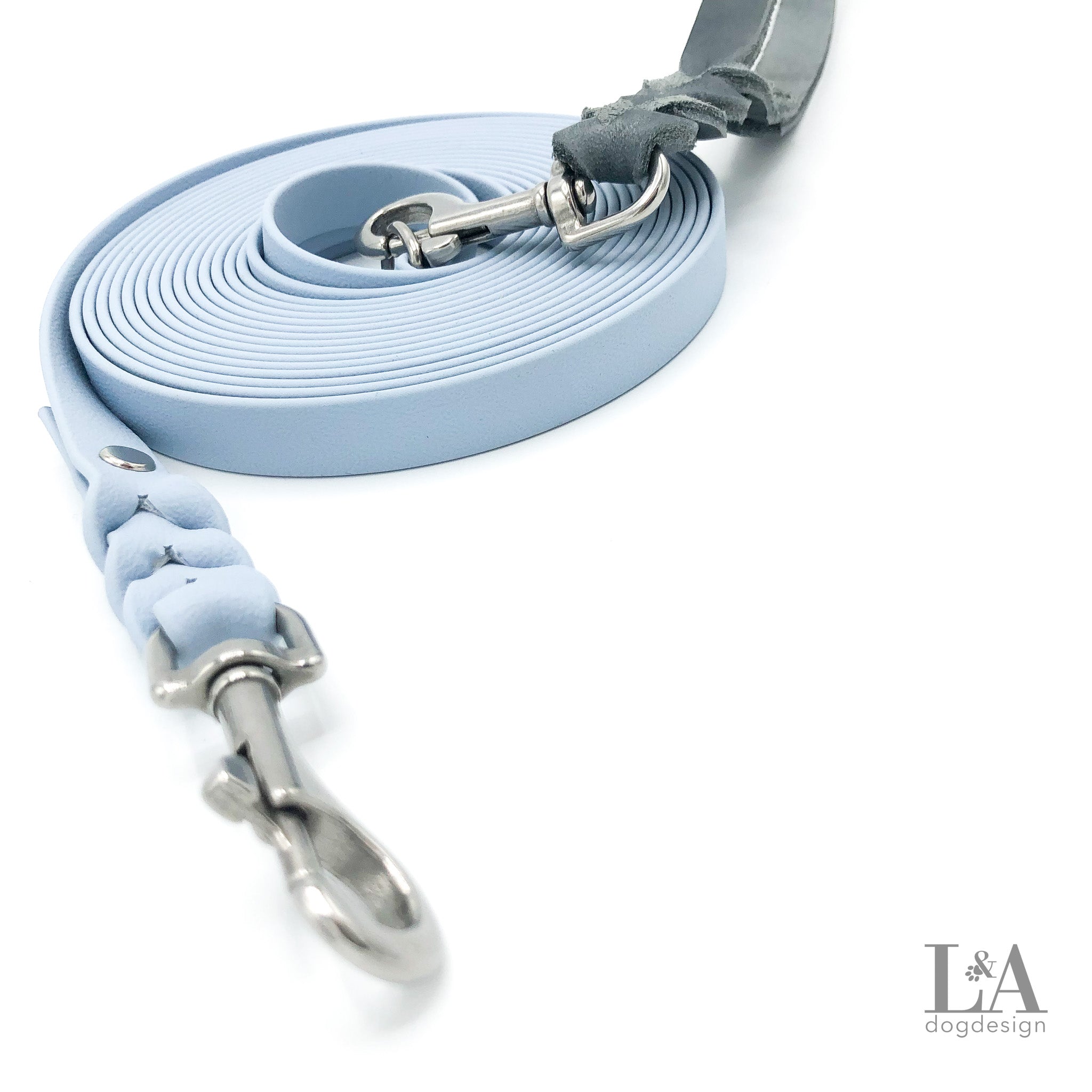 BioThane® towline with removable hand loop