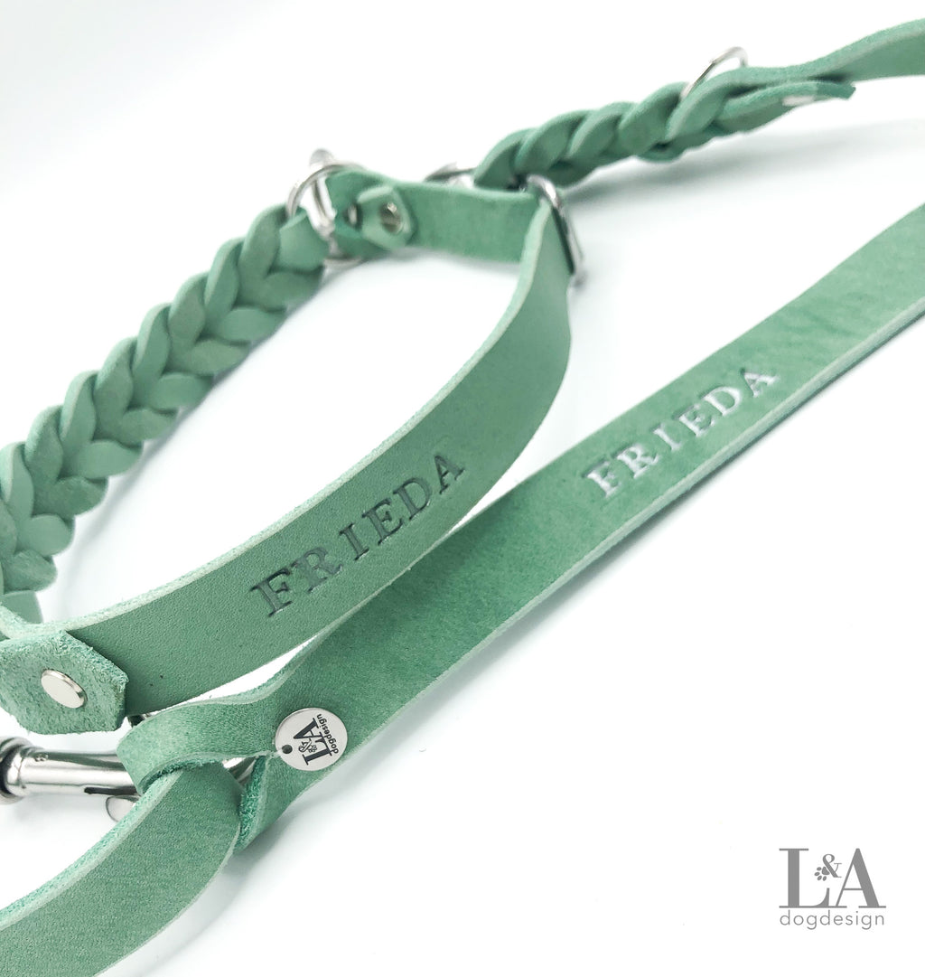 Set "Leather in Pastel"